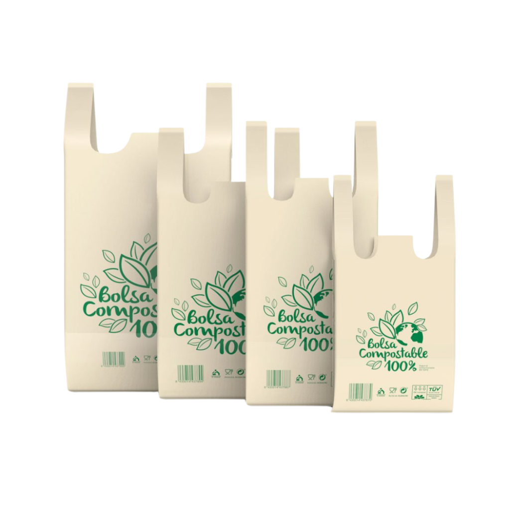 Bolsa Camiseta Compostable